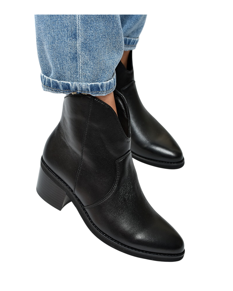 Botki damskie Vinceza 133138 Czarne