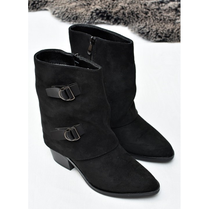 Botki damskie Vinceza 16529 Czarne