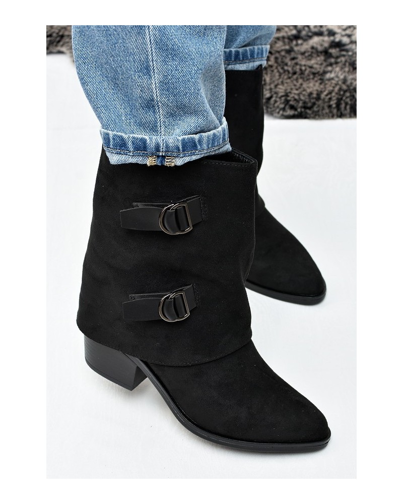 Botki damskie Vinceza 16529 Czarne