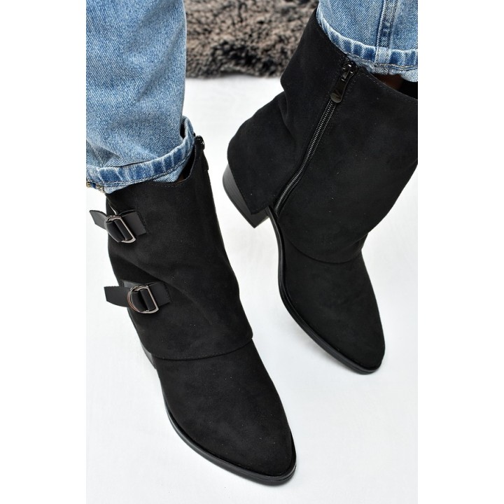 Botki damskie Vinceza 16529 Czarne