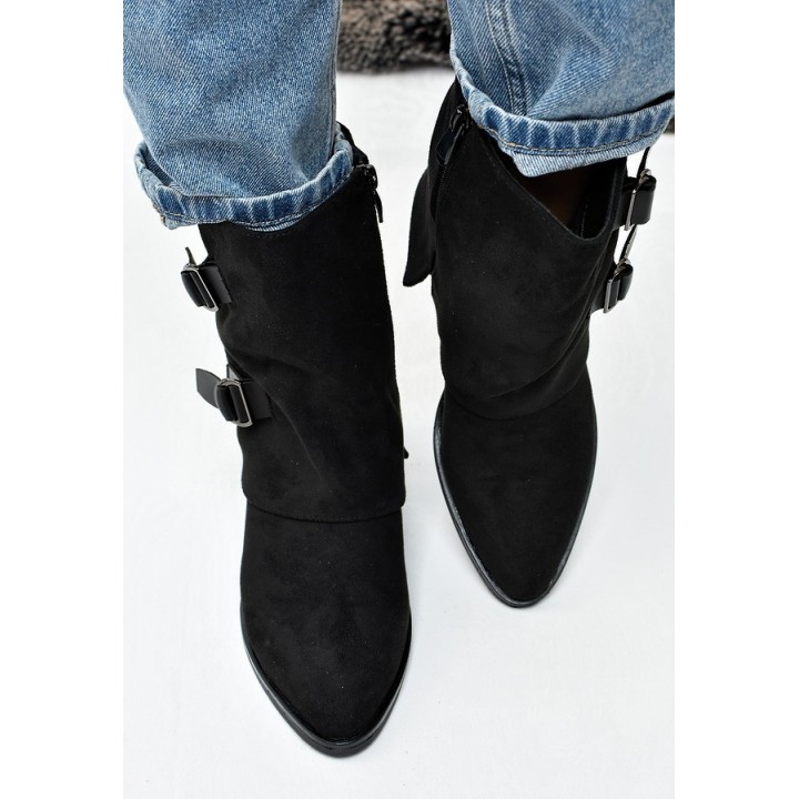Botki damskie Vinceza 16529 Czarne