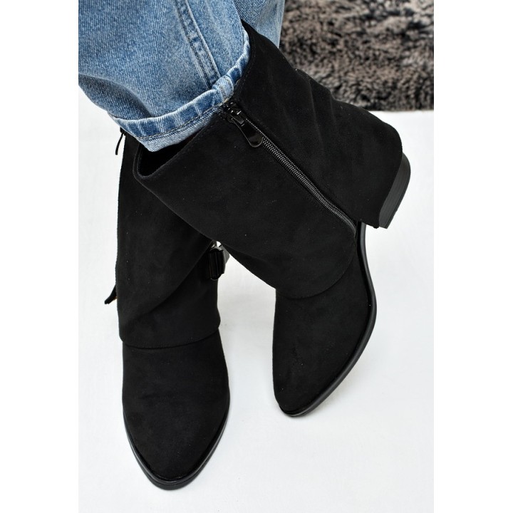 Botki damskie Vinceza 16529 Czarne