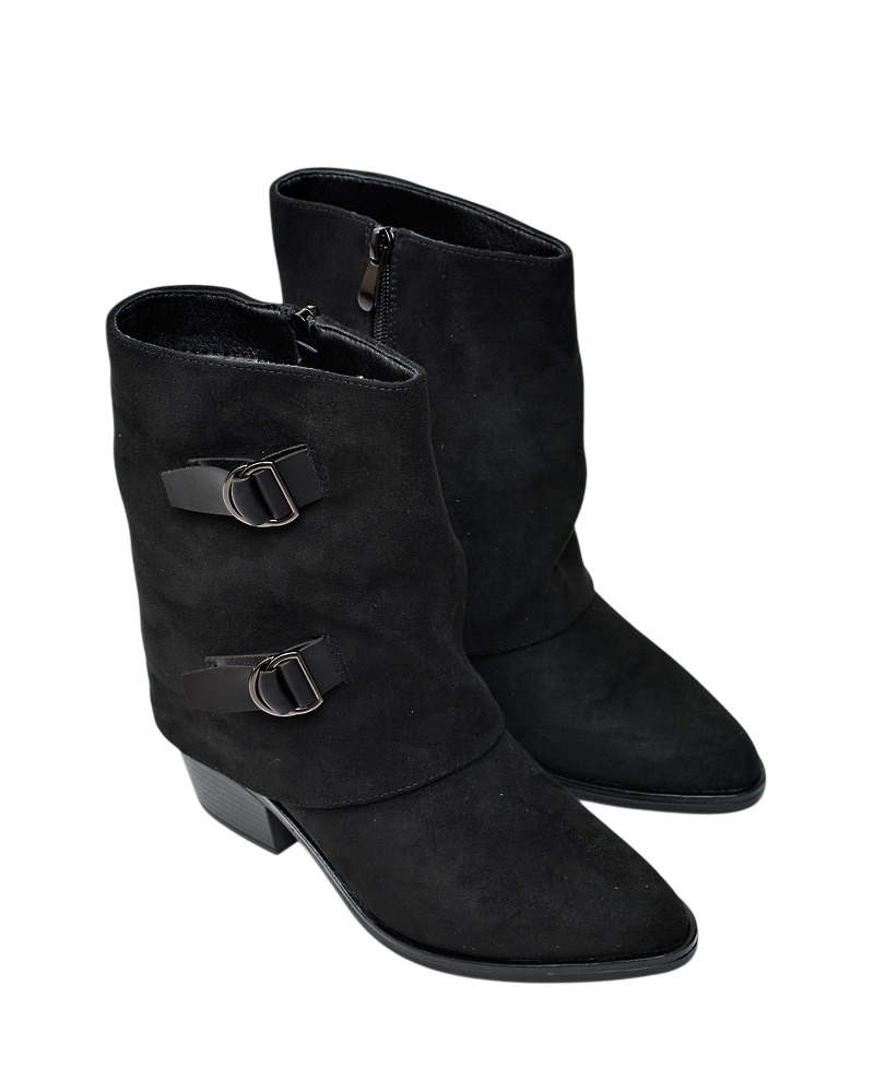 Botki damskie Vinceza 16529 Czarne