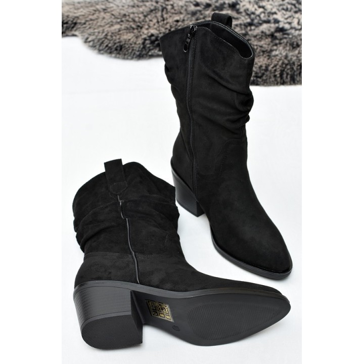 Botki damskie Vinceza 16536 Czarne
