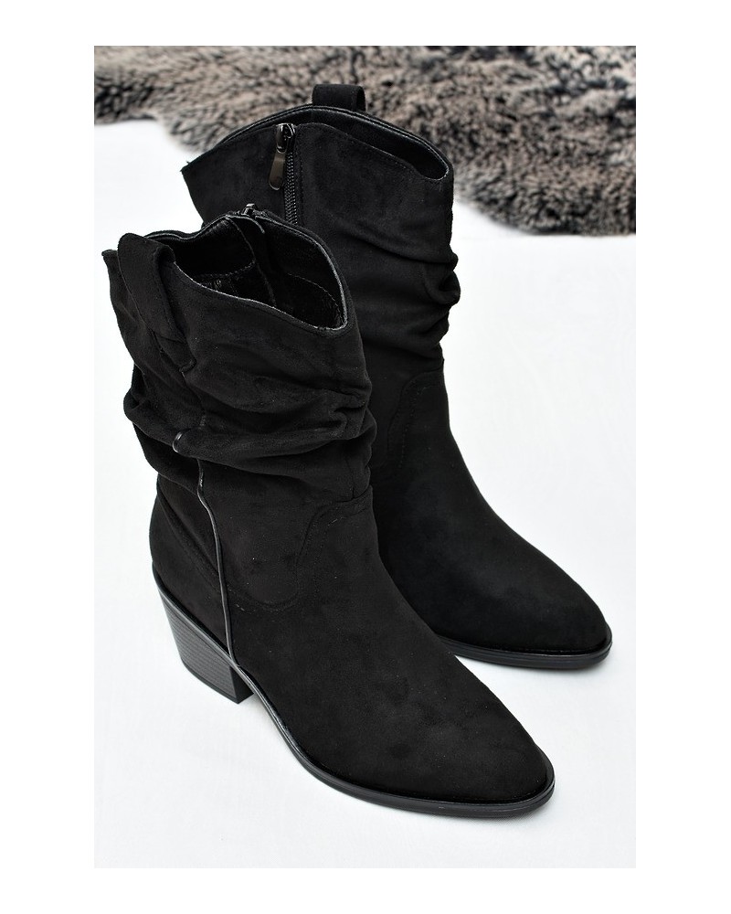 Botki damskie Vinceza 16536 Czarne