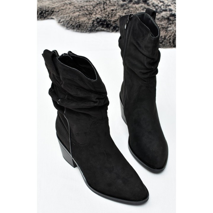 Botki damskie Vinceza 16536 Czarne
