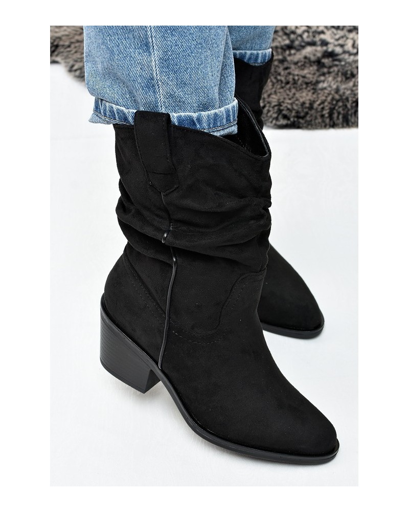 Botki damskie Vinceza 16536 Czarne