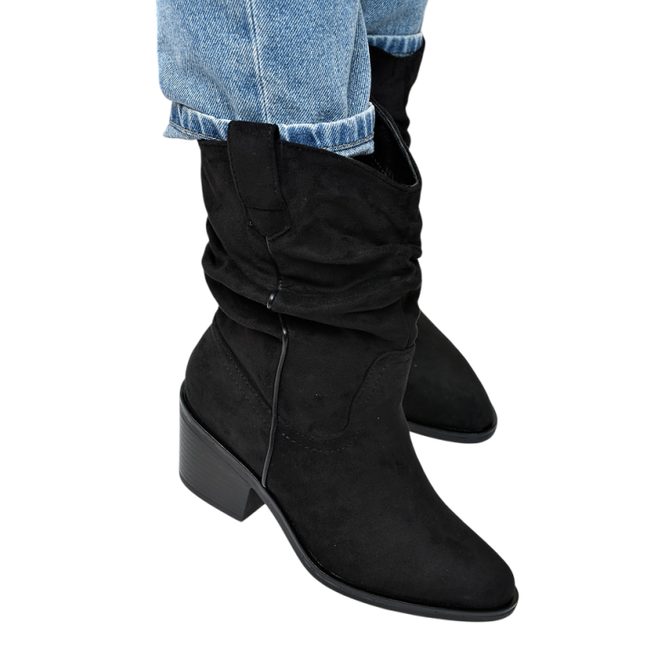 Botki damskie Vinceza 16536 Czarne