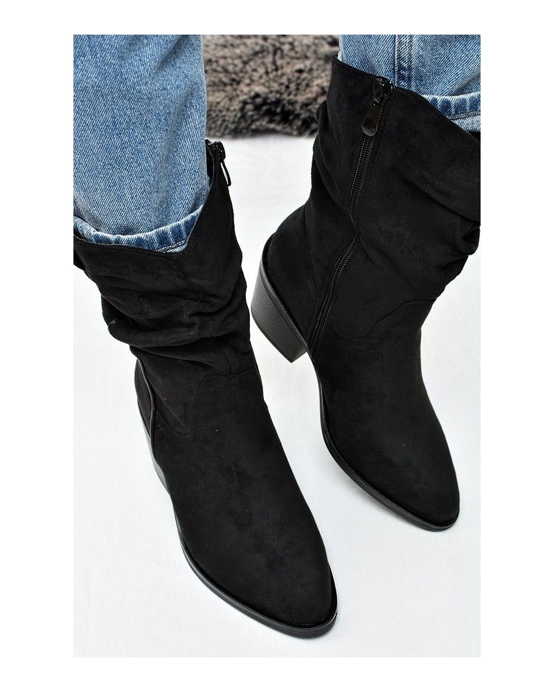 Botki damskie Vinceza 16536 Czarne