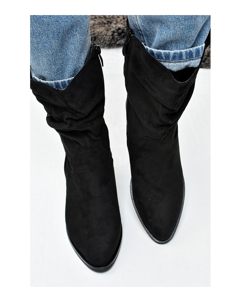 Botki damskie Vinceza 16536 Czarne