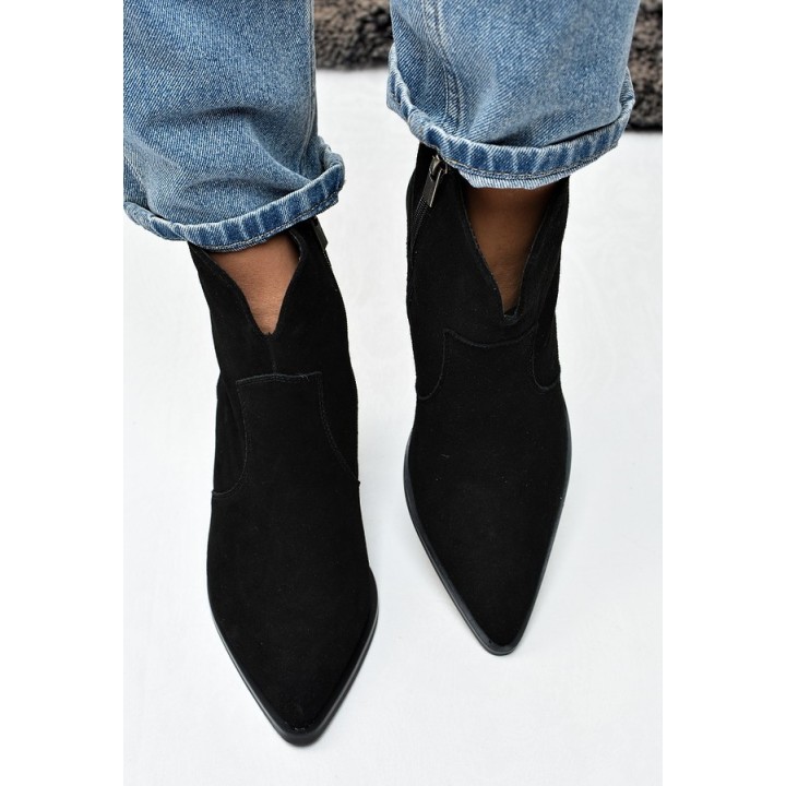 Botki kowbojki damskie Big Star SS274472 Czarne