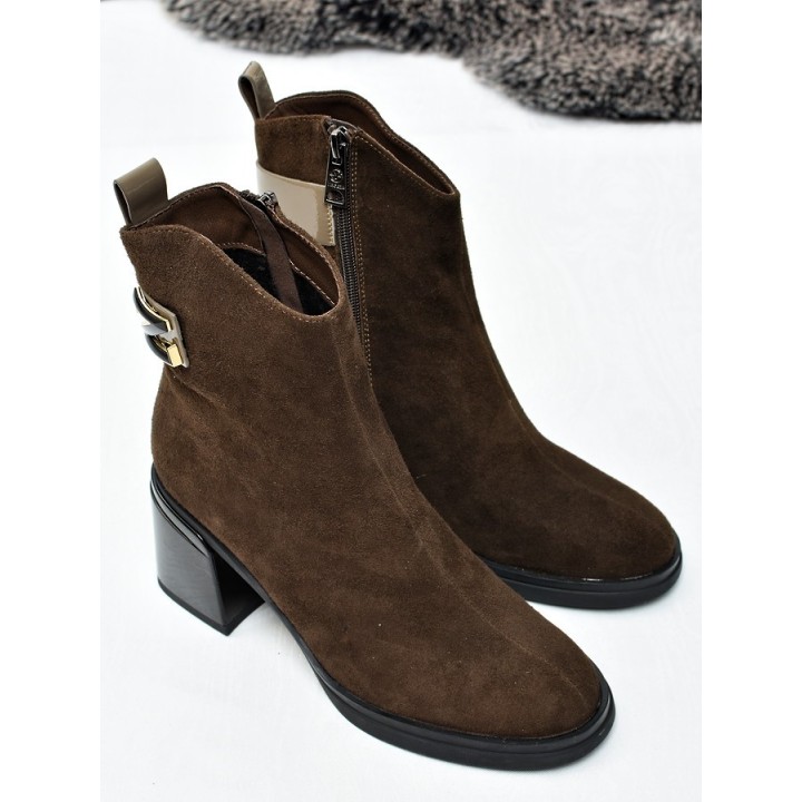 Botki damskie Vinceza 89153 Khaki