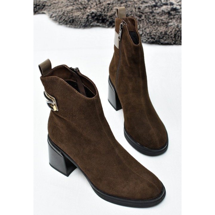 Botki damskie Vinceza 89153 Khaki