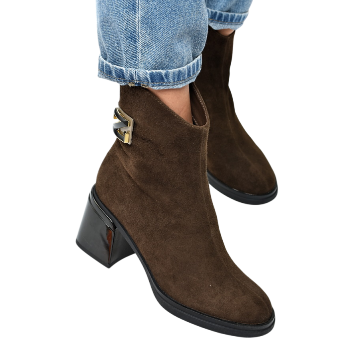Botki damskie Vinceza 89153 Khaki