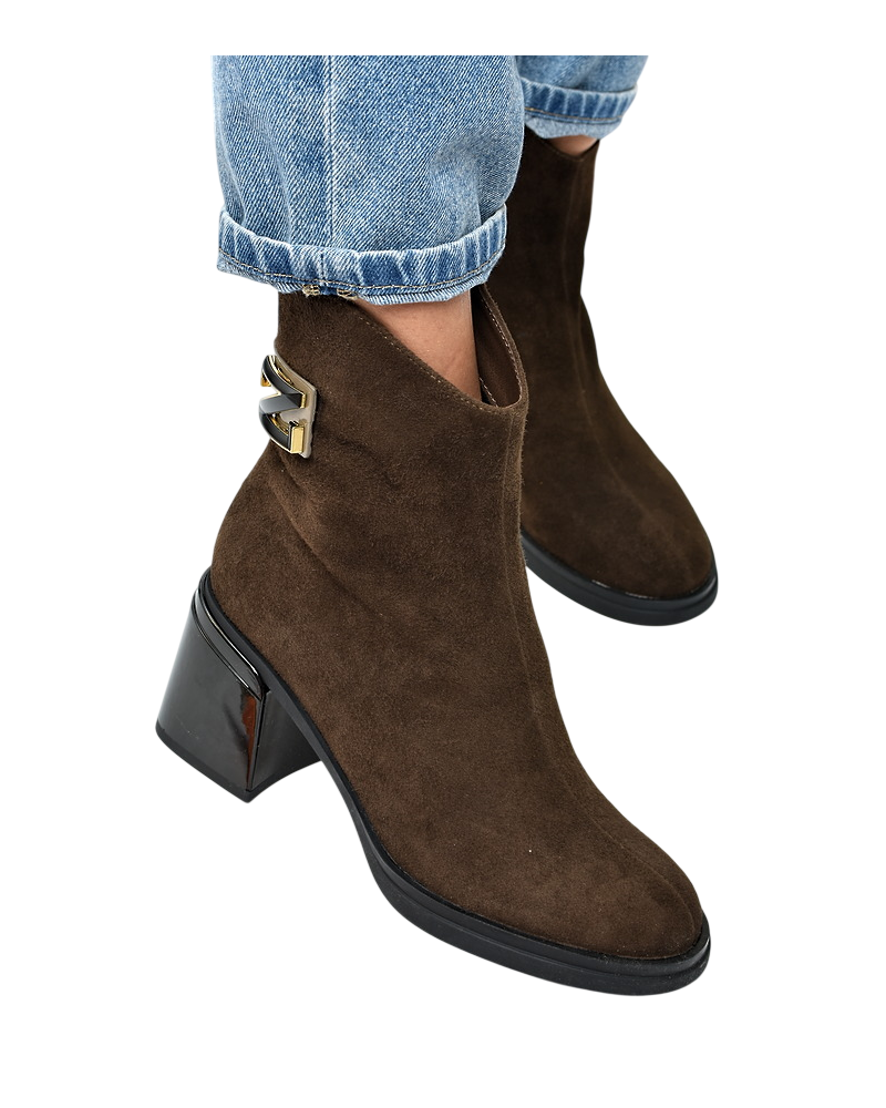 Botki damskie Vinceza 89153 Khaki