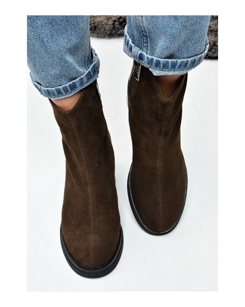 Botki damskie Vinceza 89153 Khaki