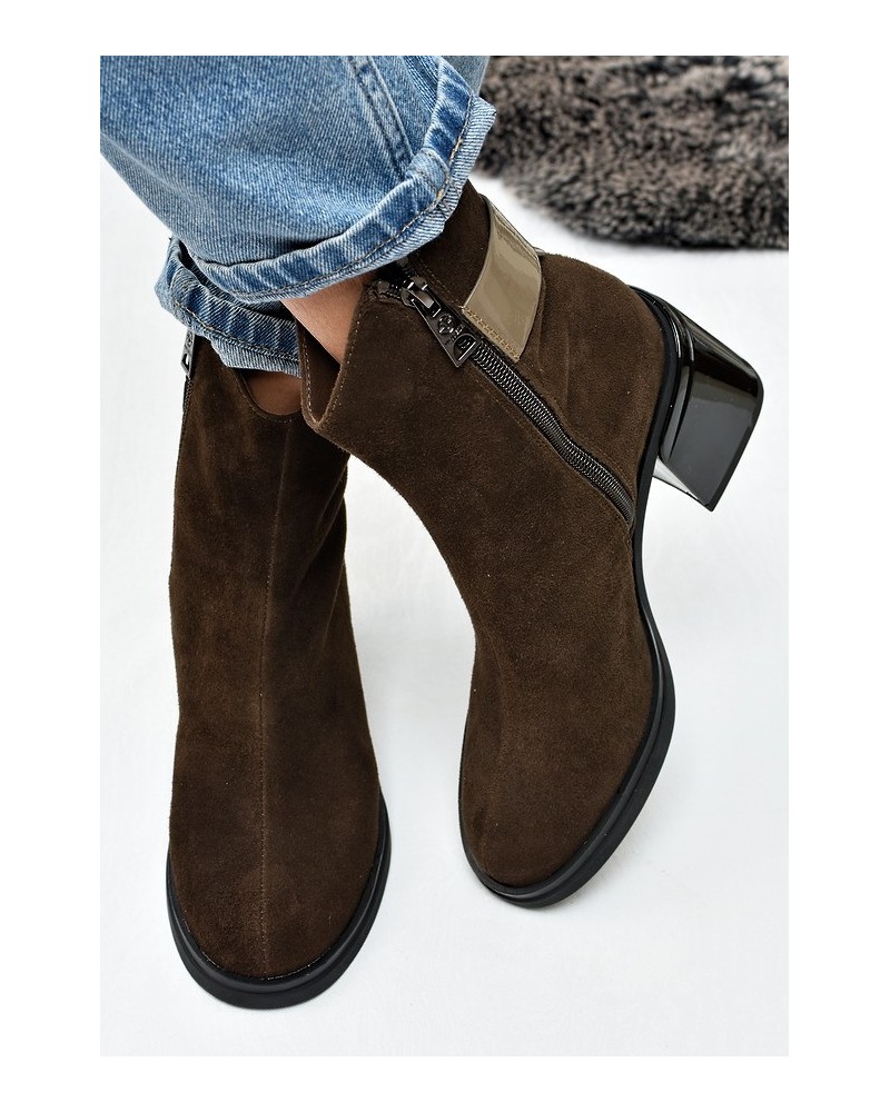 Botki damskie Vinceza 89153 Khaki