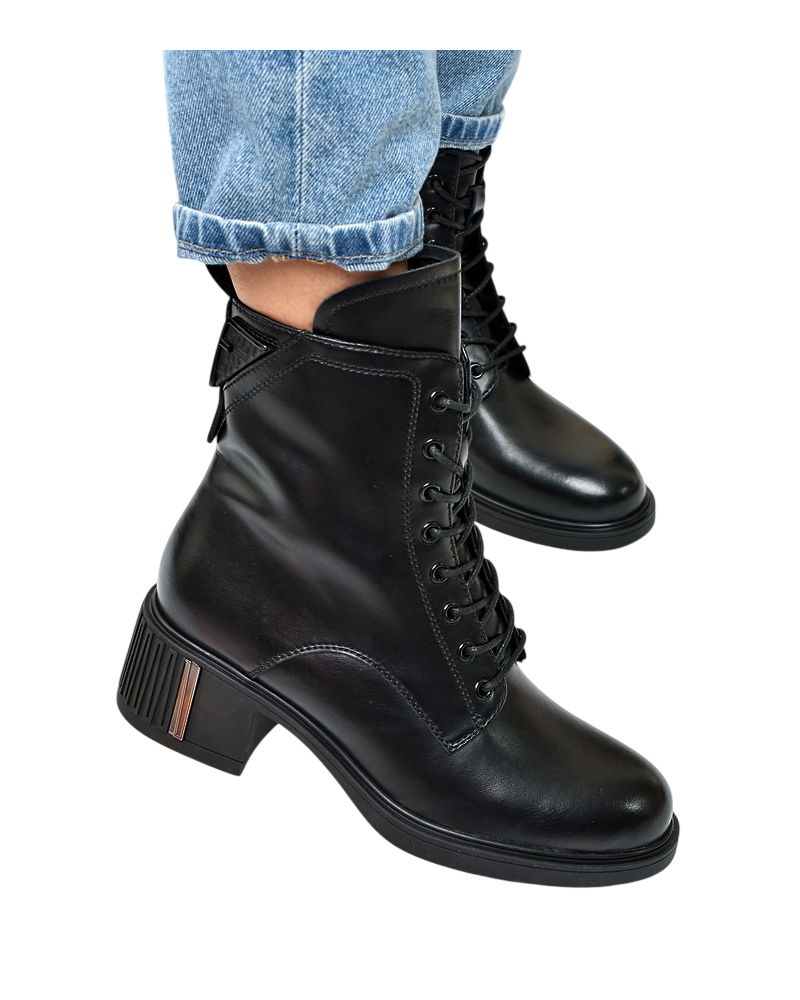 Trzewiki botki Vinceza 89162 Czarne