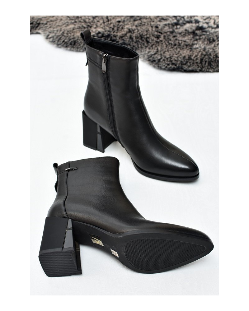 Botki damskie Vinceza 86449 Czarne