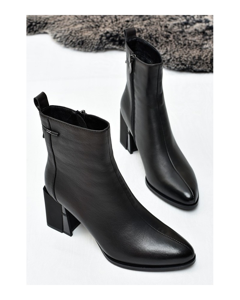 Botki damskie Vinceza 86449 Czarne