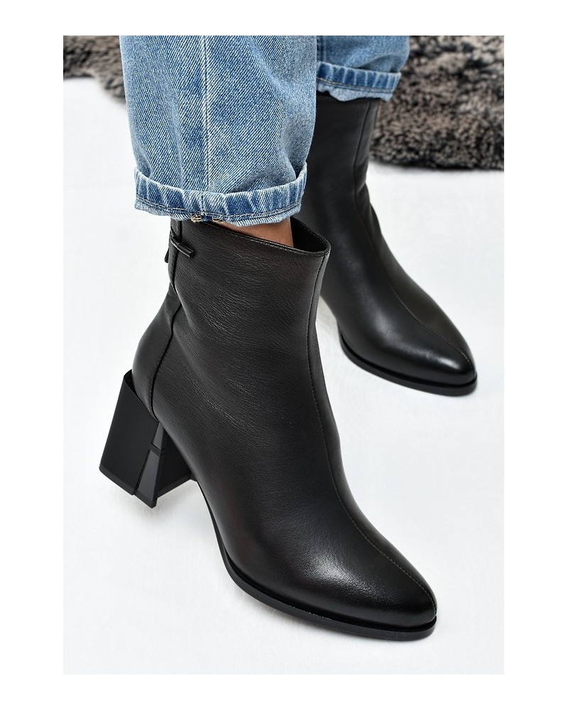 Botki damskie Vinceza 86449 Czarne
