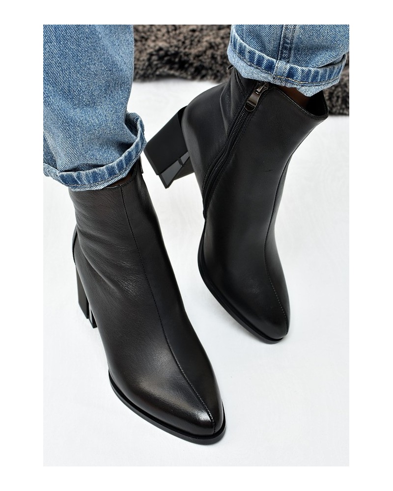 Botki damskie Vinceza 86449 Czarne