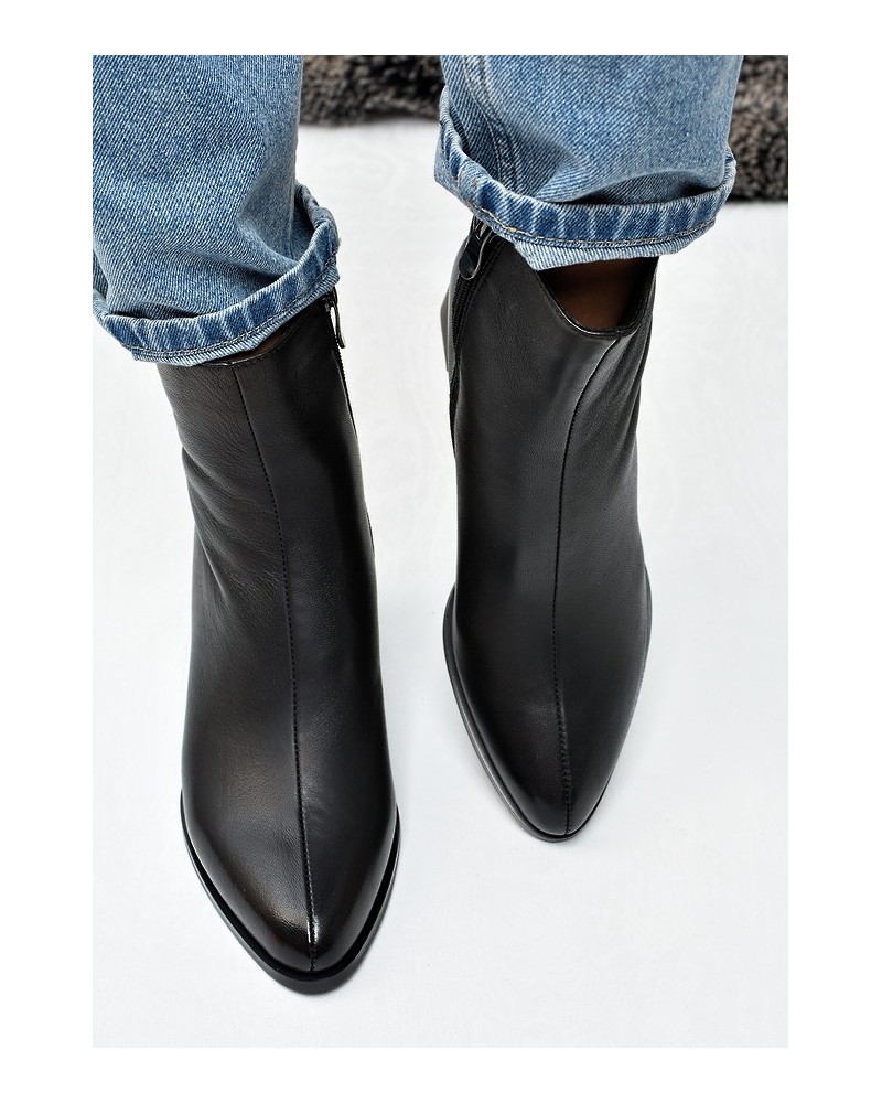 Botki damskie Vinceza 86449 Czarne
