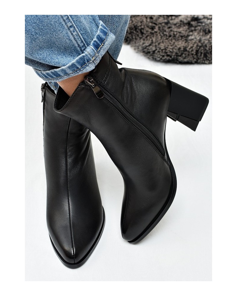 Botki damskie Vinceza 86449 Czarne