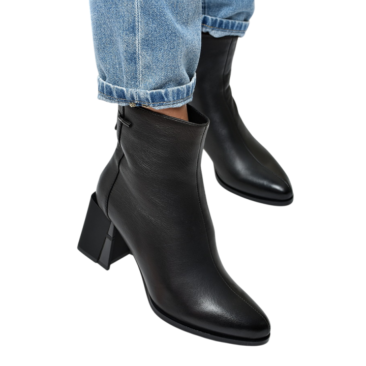 Botki damskie Vinceza 86449 Czarne