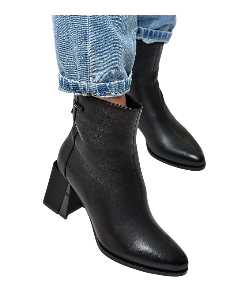 Botki damskie Vinceza 86449 Czarne