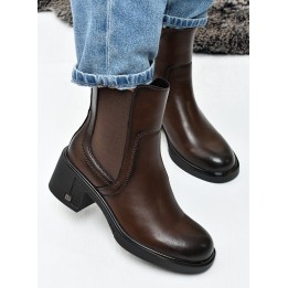 Botki damskie Vinceza 86442 Brąz