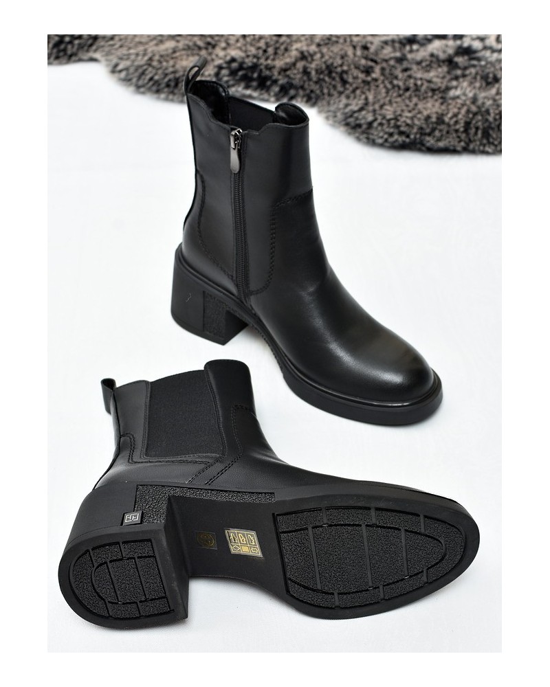 Botki damskie Vinceza 86442 Czarne