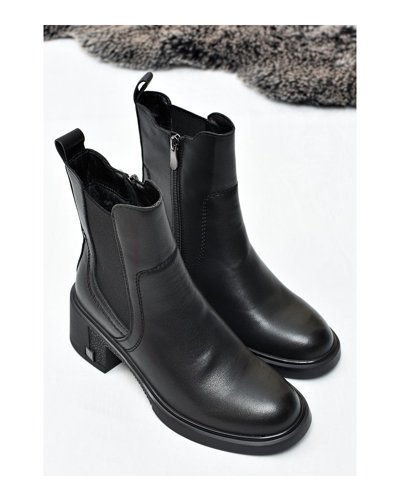 Botki damskie Vinceza 86442 Czarne