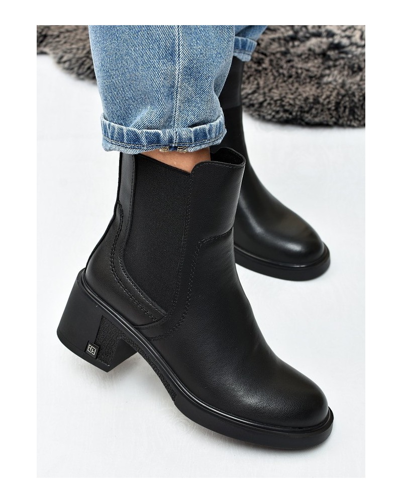 Botki damskie Vinceza 86442 Czarne