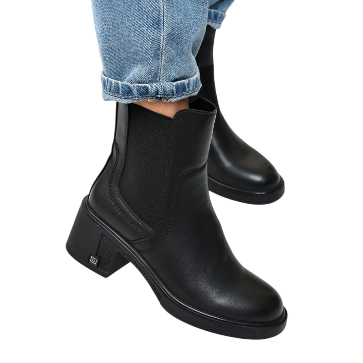 Botki damskie Vinceza 86442 Czarne