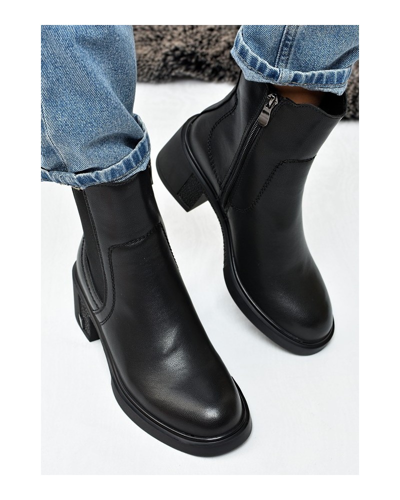 Botki damskie Vinceza 86442 Czarne