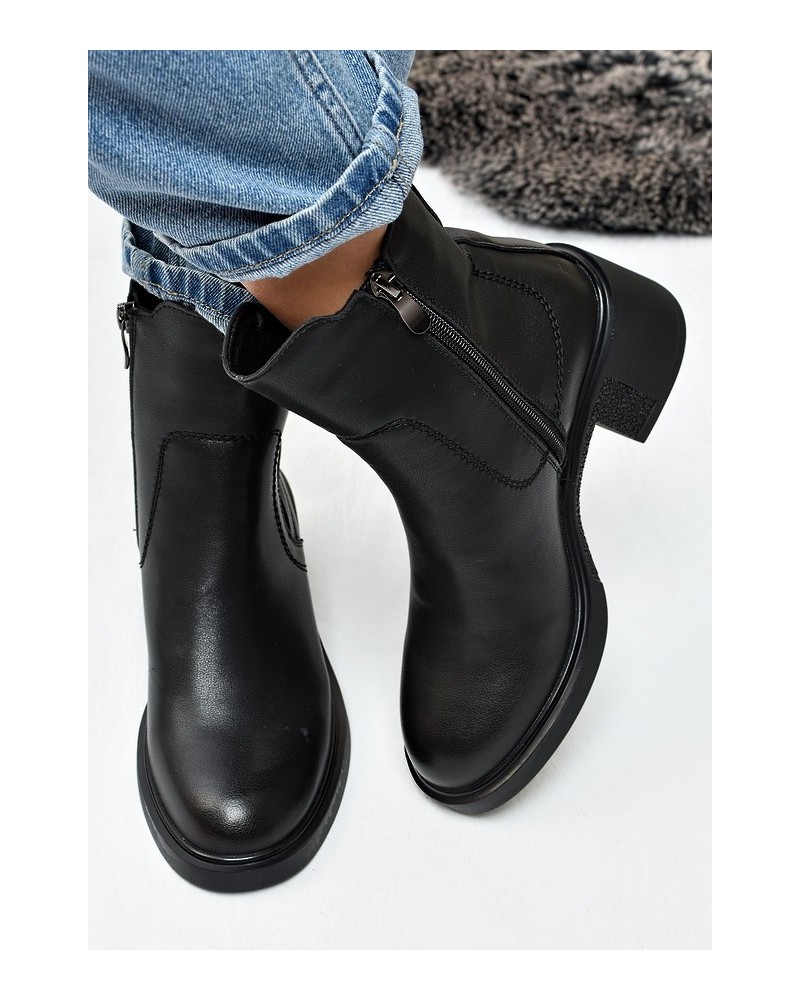 Botki damskie Vinceza 86442 Czarne