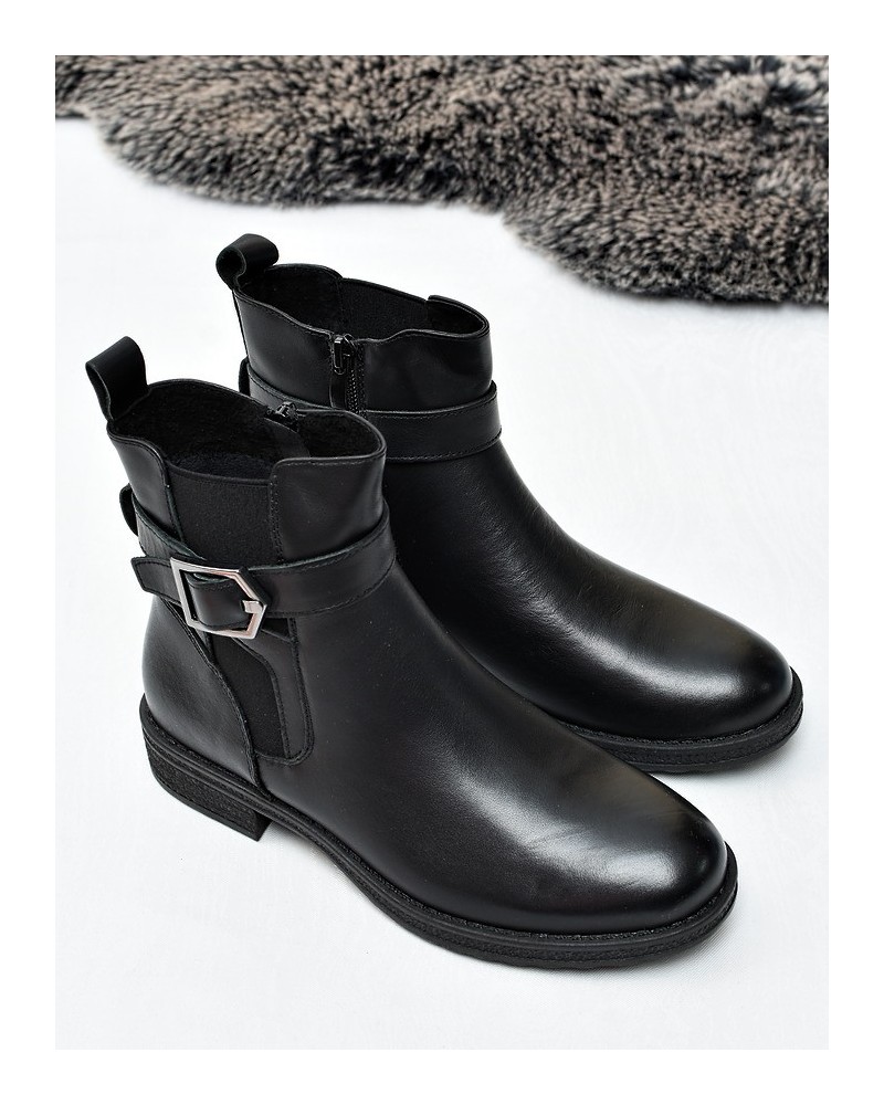 Botki damskie Sergio Leone BT-43-S Czarne