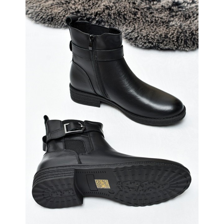 Botki damskie Sergio Leone BT-43-S Czarne