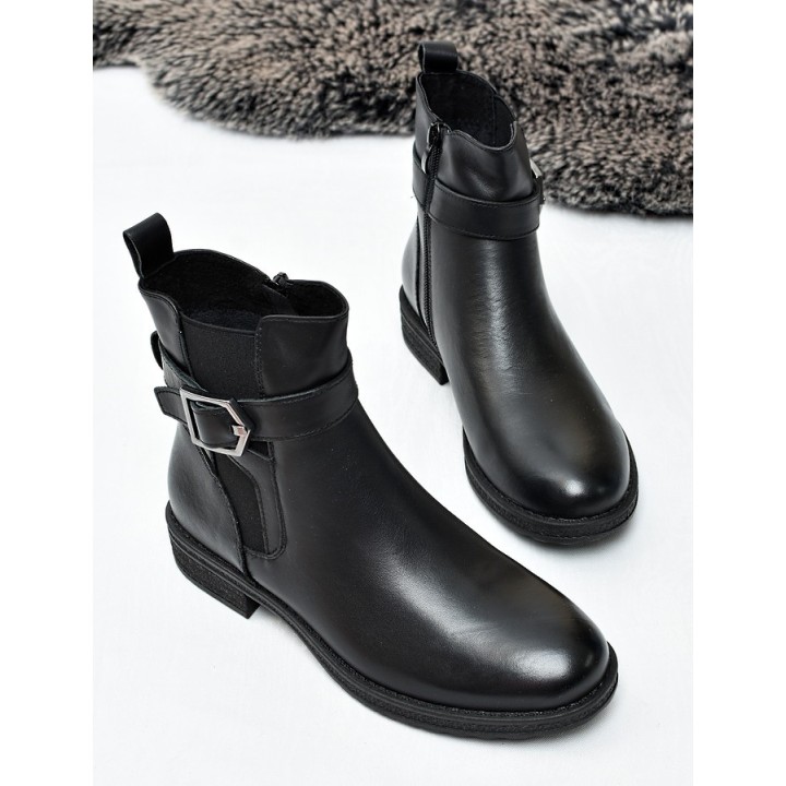 Botki damskie Sergio Leone BT-43-S Czarne