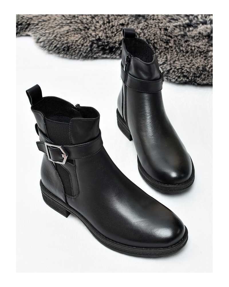 Botki damskie Sergio Leone BT-43-S Czarne