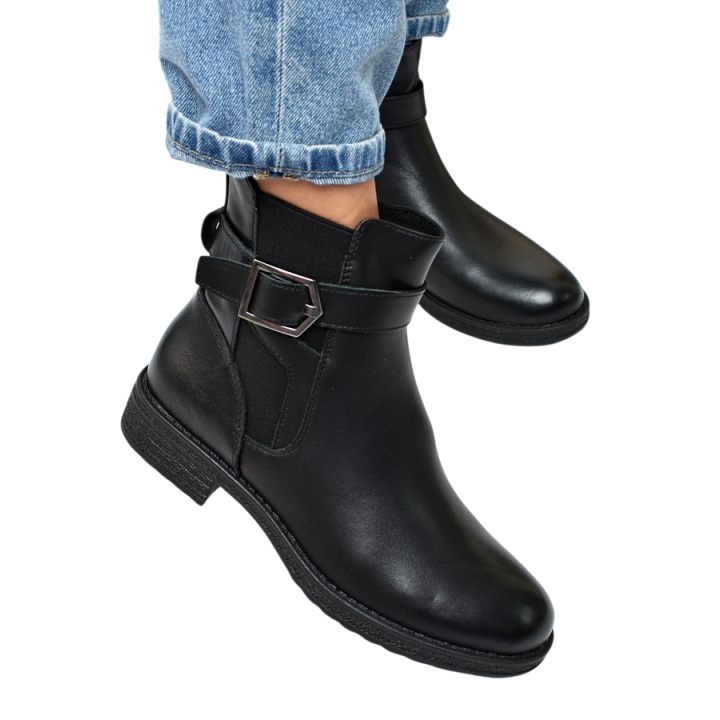 Botki damskie Sergio Leone BT-43-S Czarne
