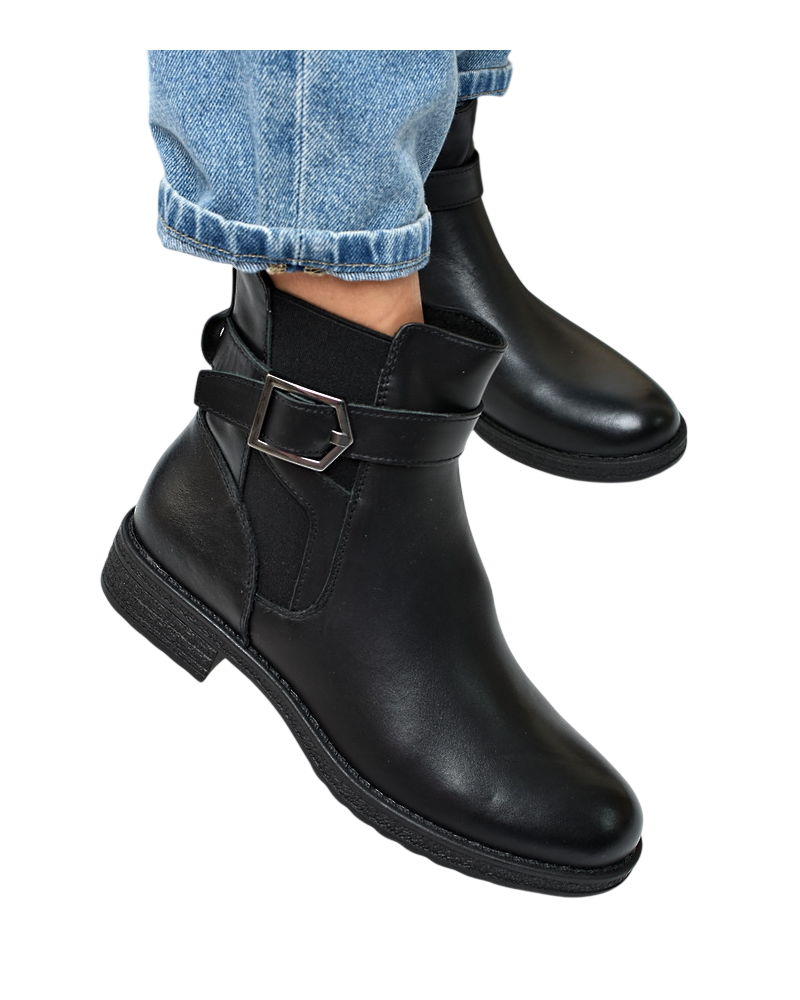 Botki damskie Sergio Leone BT-43-S Czarne