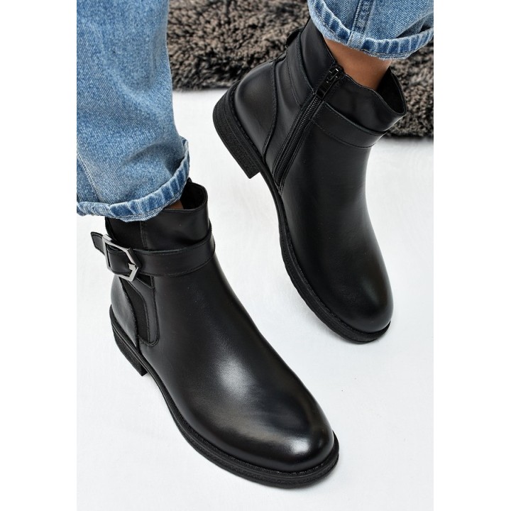 Botki damskie Sergio Leone BT-43-S Czarne