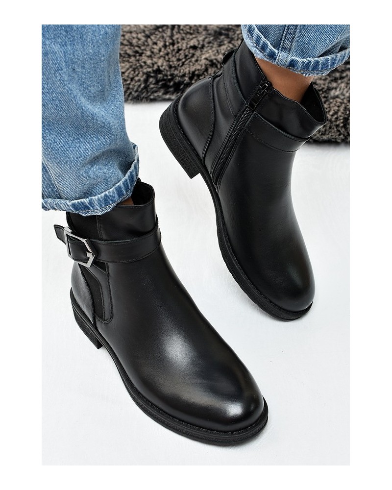Botki damskie Sergio Leone BT-43-S Czarne