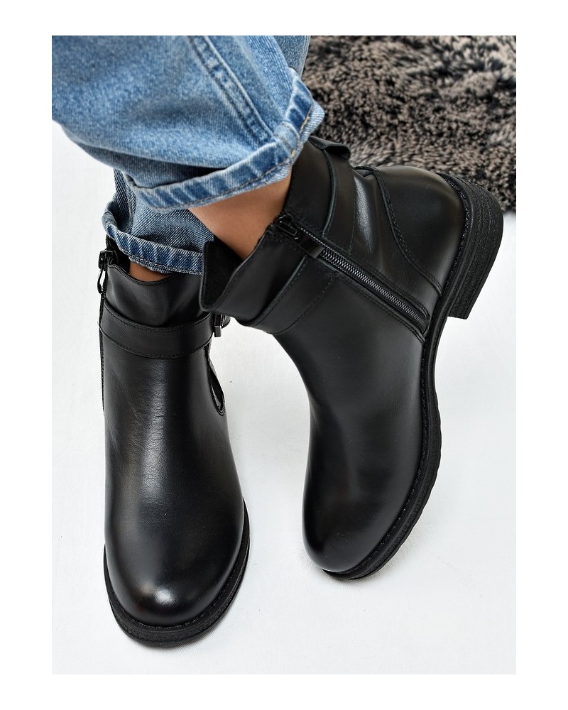 Botki damskie Sergio Leone BT-43-S Czarne