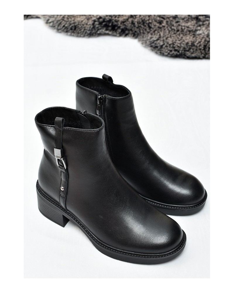 Botki damskie Sergio Leone BT-32-S Czarne