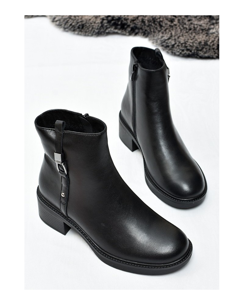 Botki damskie Sergio Leone BT-32-S Czarne