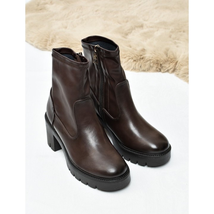 Botki damskie Vinceza 58672 Brąz