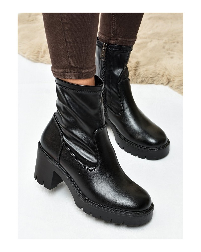 Botki damskie Vinceza 58672 Czarne